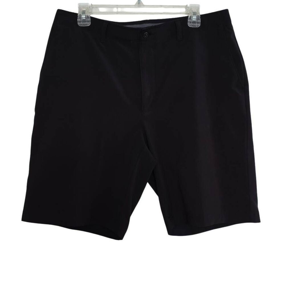 PGA Tour Men's Size 34" Black Flat Front Golf Shorts